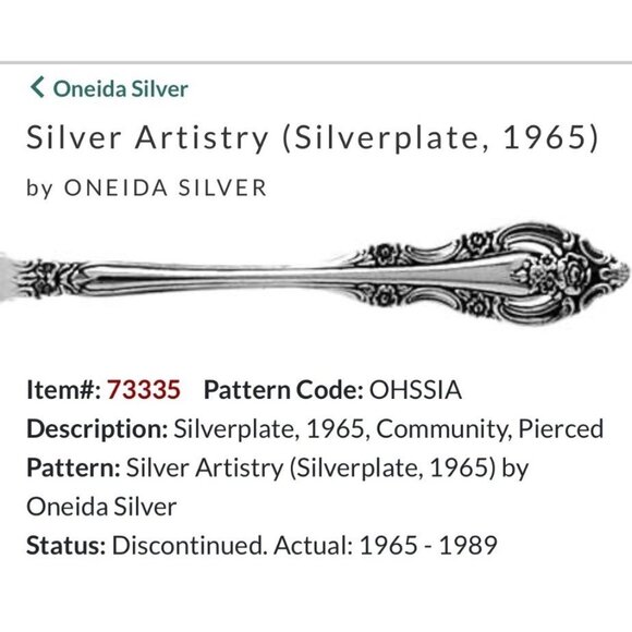 Oneida Silver Silver plate Artistry Pattern Butter Knives Set Of 4 Vintage - Picture 1 of 3